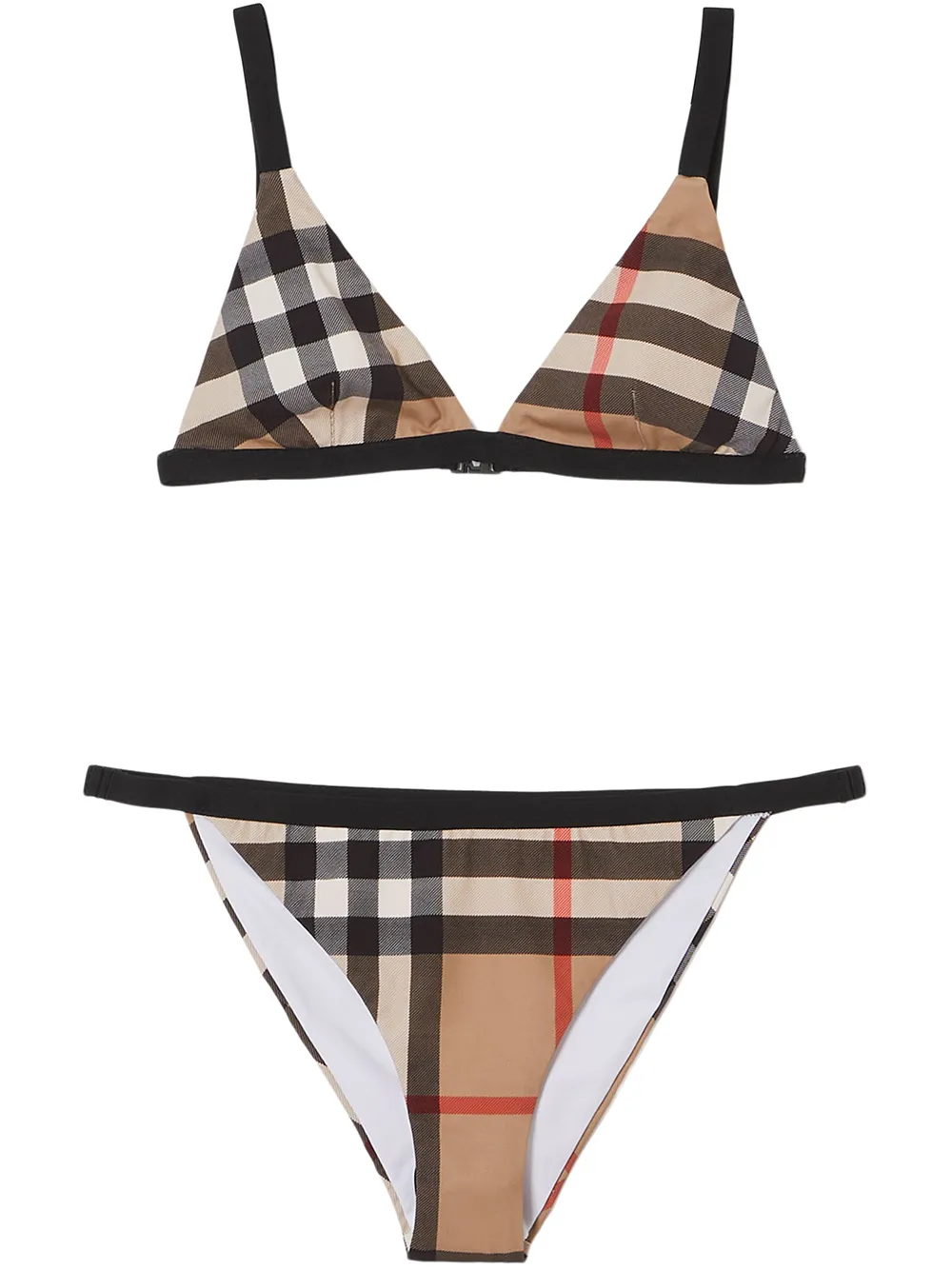 Burberry Vintage Check Bikini Set Farfetch 