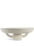 Serax Earth textured plate - White