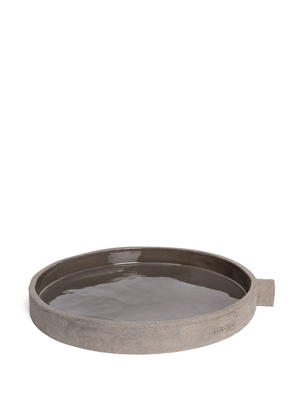 Shop Serax Cement Serving Plate In Grey