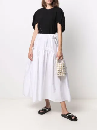 Lilly tiered midi skirt展示图