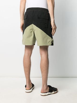 two-tone logo-print shorts展示图