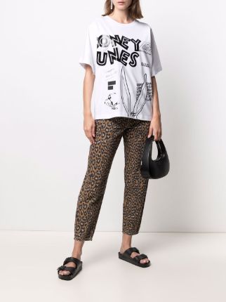 graphic-print short-sleeved T-shirt展示图