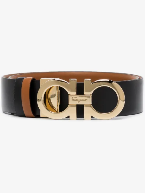 Ferragamo cinturón reversible Gancini
