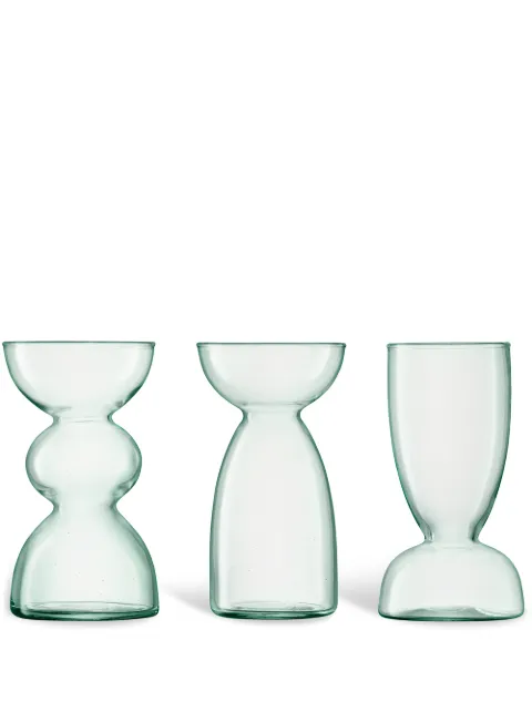 LSA International Canopy Trio' vase set of three