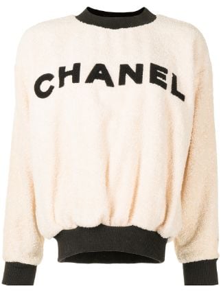 chanel sweater with logo