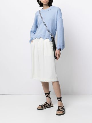 scallop trim crop jumper展示图