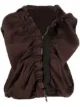 Image 1 of Haider Ackermann ruched sleeveless hoodie