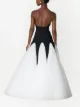 Carolina Herrera cut-out tulle-layered gown