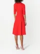 Carolina Herrera three-quarter sleeve dress