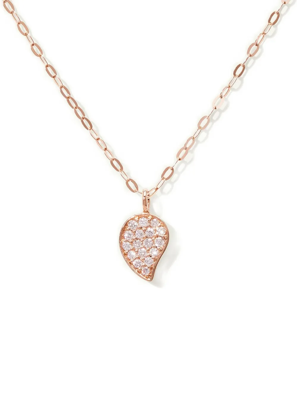 Tamara Comolli 18k Rose Gold Sparkle Diamond Necklace In Gold