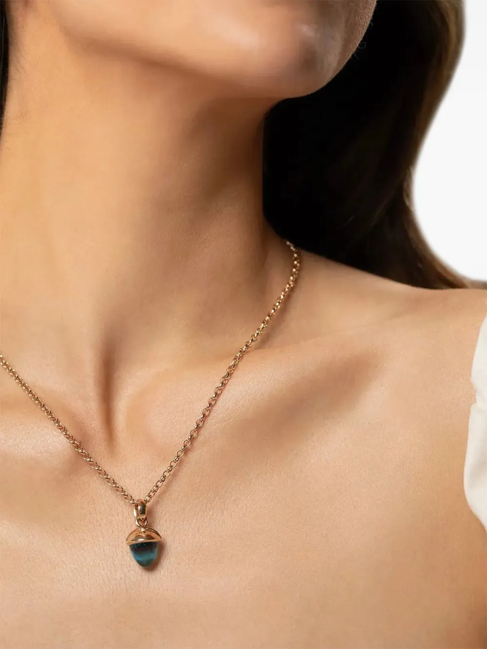  Tamara Comolli Mikado Bouquet Turquoise Pendant   Gold 