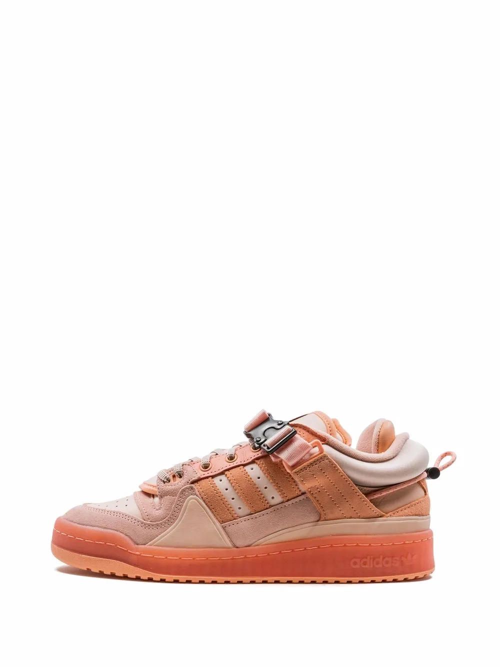 Shop Adidas Originals X Bad Bunny Forum Buckle Low "easter Egg" Sneakers In Pink