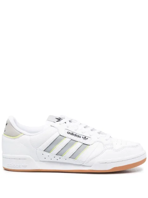 Adidas 콘티넨탈 80 스트라이프 가죽 스니커즈 -35%할인 l 세일로 만나보는 파페치 해외 브랜드 컬렉션 ✈ 관부가세 포함 금액,  무료 반품