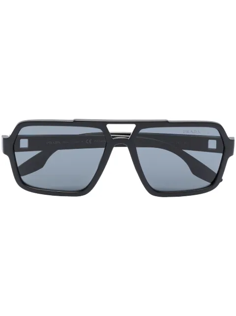 Prada Eyewear Linea Rossa pilot-frame sunglasses
