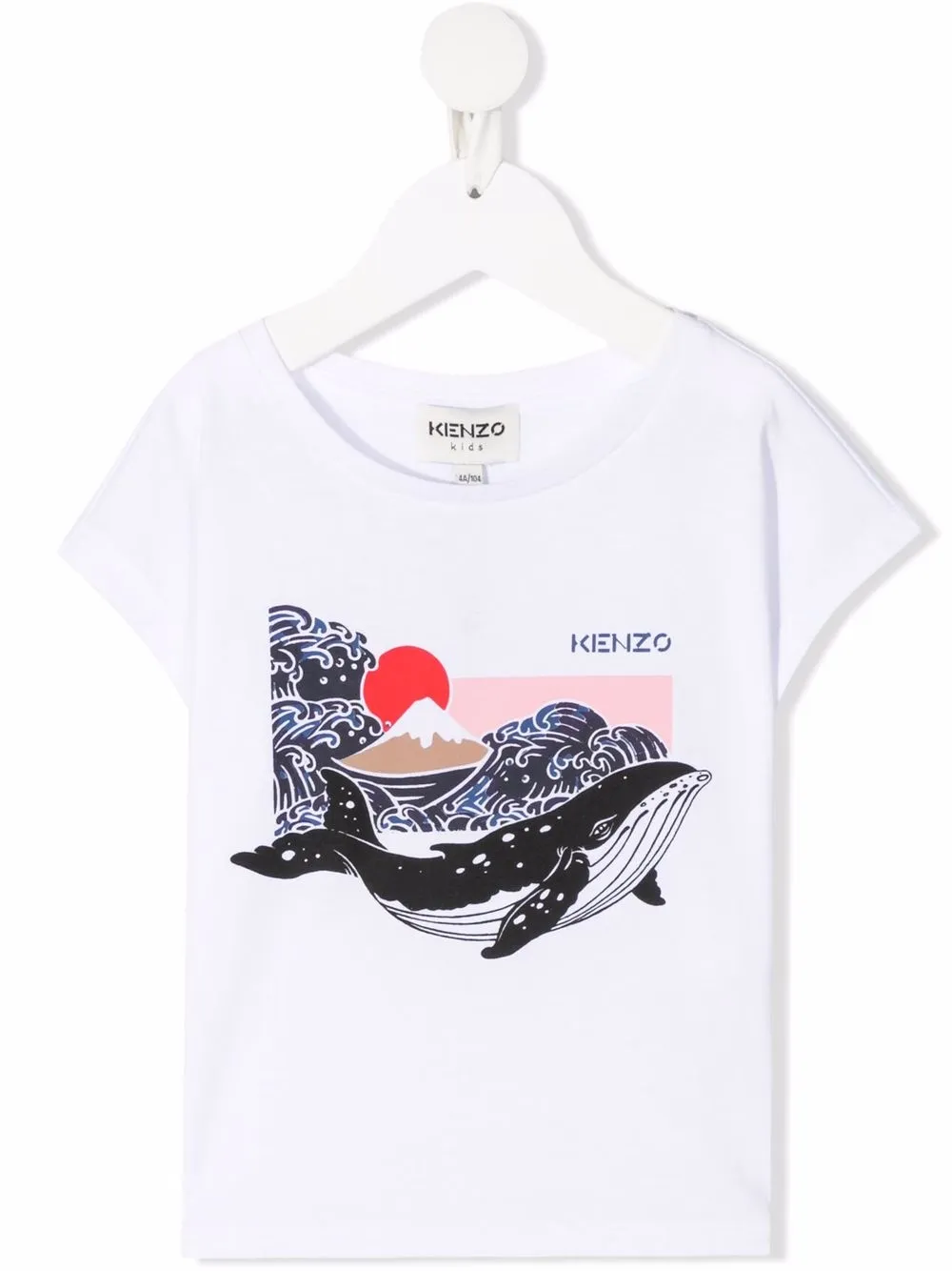 фото Kenzo kids футболка с графичным принтом