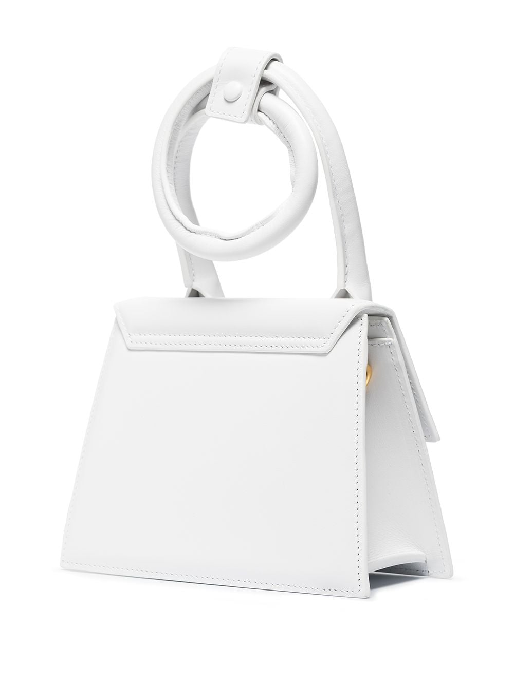 Le chiquito noeud leather crossbody bag Jacquemus White in Leather -  35027588