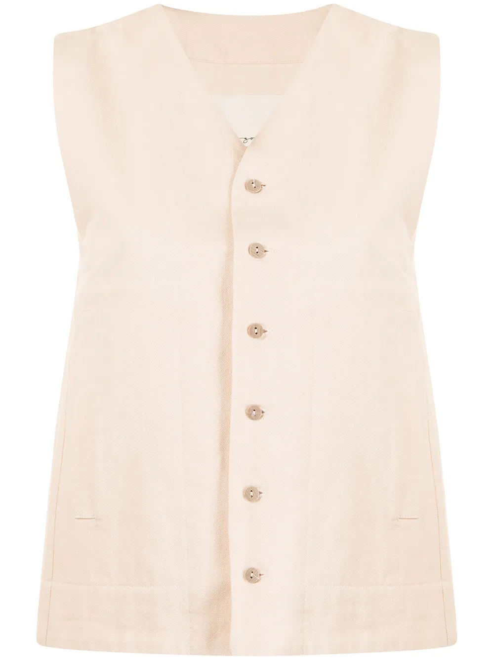 Toogood sleeveless cotton jacket