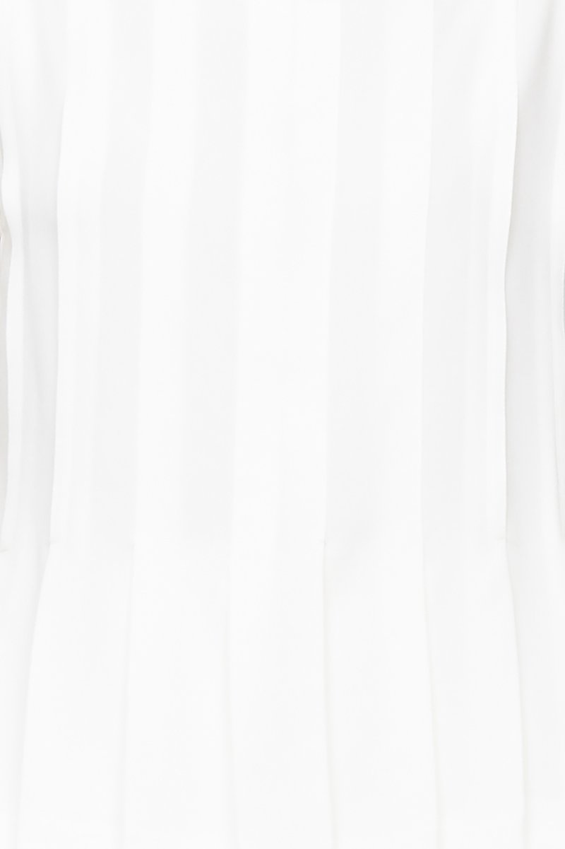 Knife Pleated Tank-white #0 Knife Pleated Tank, IVORY Synthetic->viscose Knife Pleated Tank from 3.1 Phillip Lim. - 4