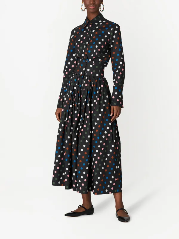 Carolina Herrera Falda Larga Con Motivo De Lunares - Farfetch