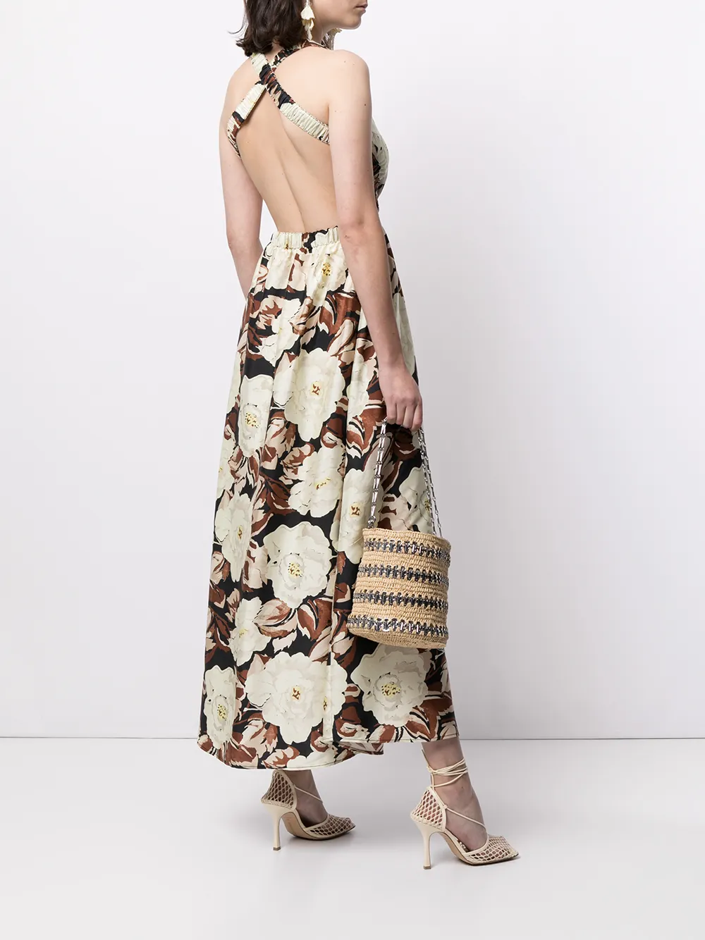 Image 2 of SIR. Vivienne floral-print dress