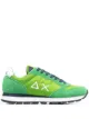 Image 1 of Sun 68 logo-embroidered low-top sneakers