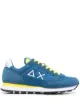 Image 1 of Sun 68 logo-embroidered low-top sneakers