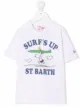 Image 1 of Mc2 Saint Barth Kids Surf's Up print T-shirt