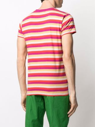 striped short-sleeve T-shirt展示图