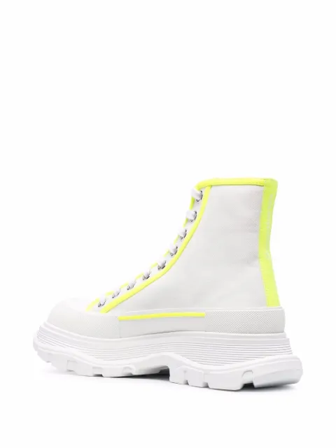white and yellow alexander mcqueen