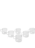 Ichendorf Milano small Piuma' teacups set of 6 - Neutrals