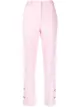 Image 1 of Versace button-embellished skinny trousers