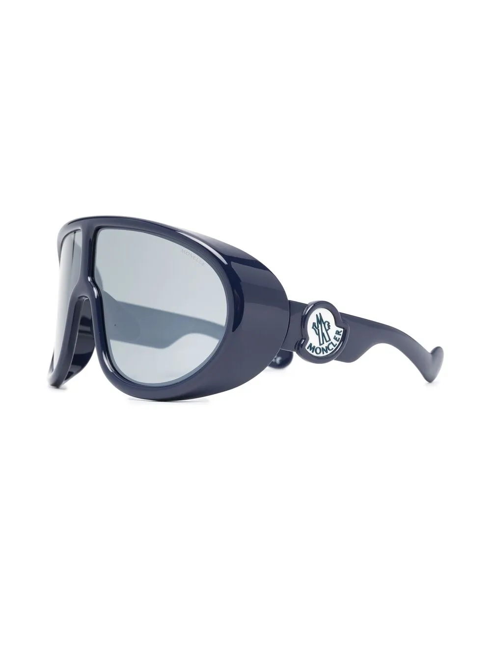 фото Moncler eyewear солнцезащитные очки в массивной оправе