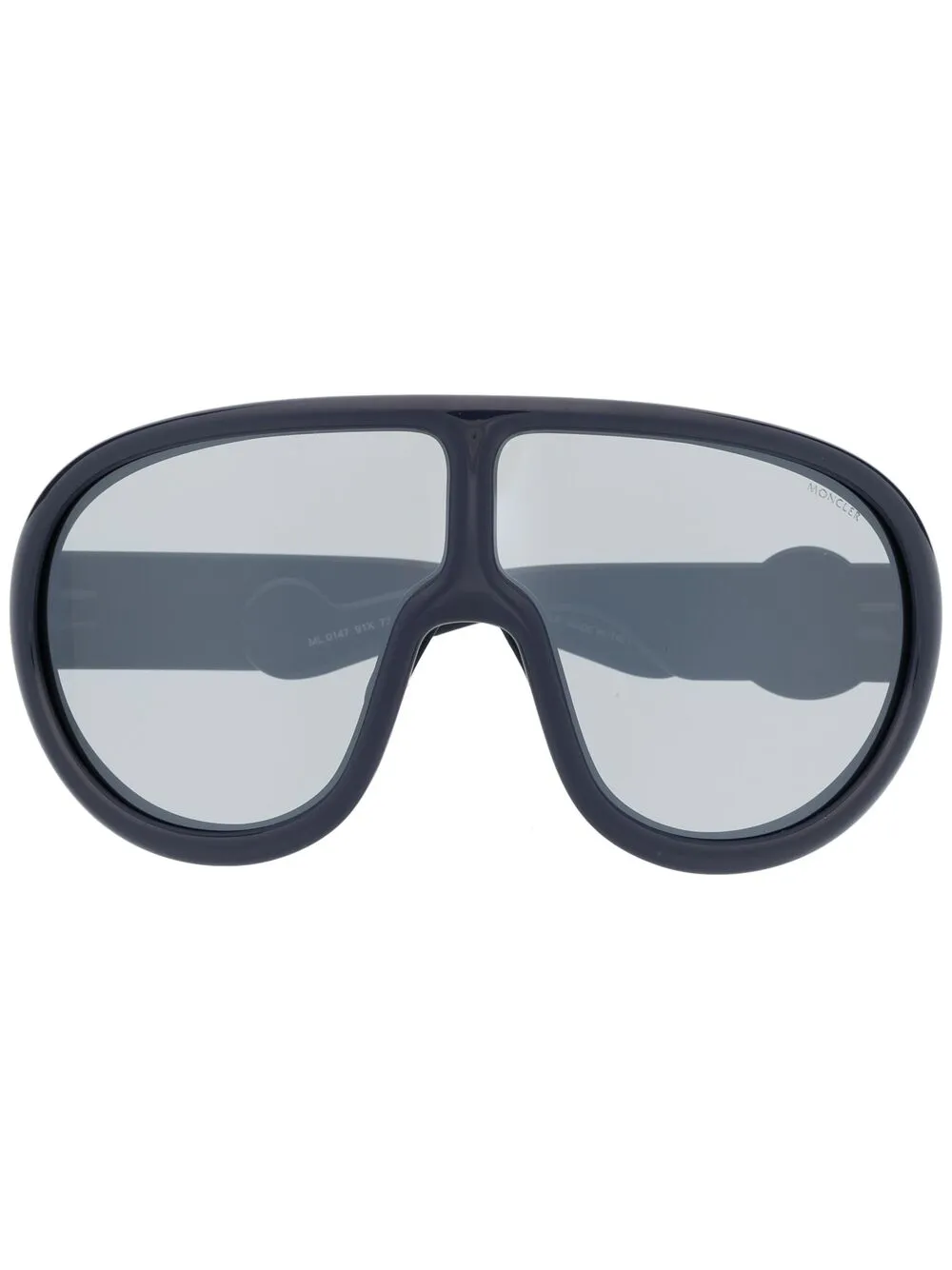 

Moncler Eyewear lentes de sol con armazón oversize - Azul