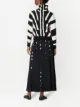 Carolina Herrera zebra-pattern high-neck jumper