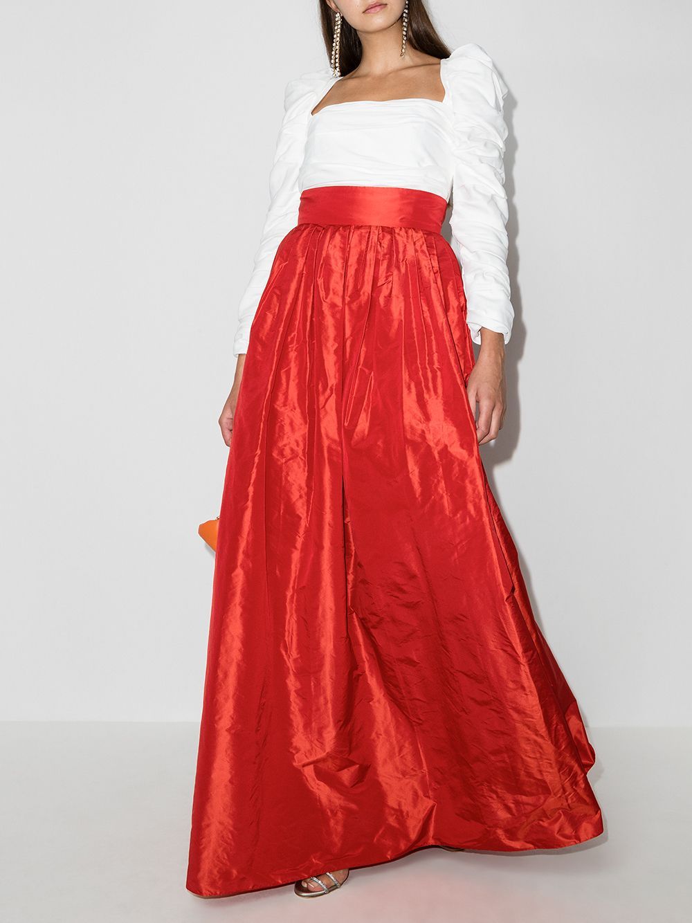 Carolina Herrera high-waisted Gown Maxi Skirt - Farfetch