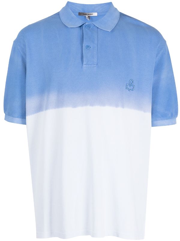 ombre polo shirt