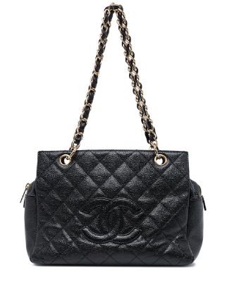 CHANEL Pre-Owned Quilted CC carry-on Luggage - Farfetch