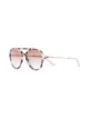 Prada Eyewear tortoiseshell-effect aviator-frame sunglasses