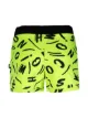 Image 2 of Moschino brushstroke logo-print swim shorts