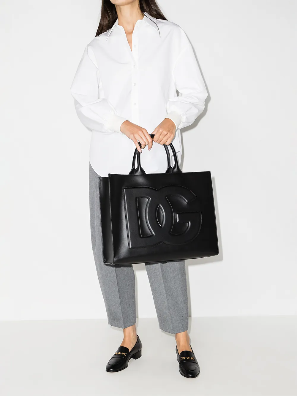 фото Dolce & gabbana большая сумка-тоут beatrice