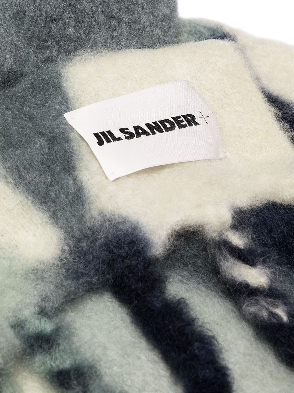 фото Jil sander одеяло с бахромой и геометричным узором