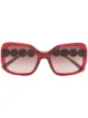 Image 1 of Versace Eyewear Medusa motif-embellished square-frame sunglasses