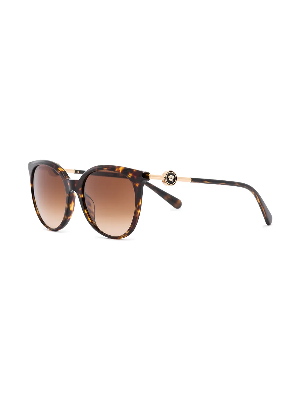 Versace Eyewear Zonnebril met vlinder montuur - Bruin