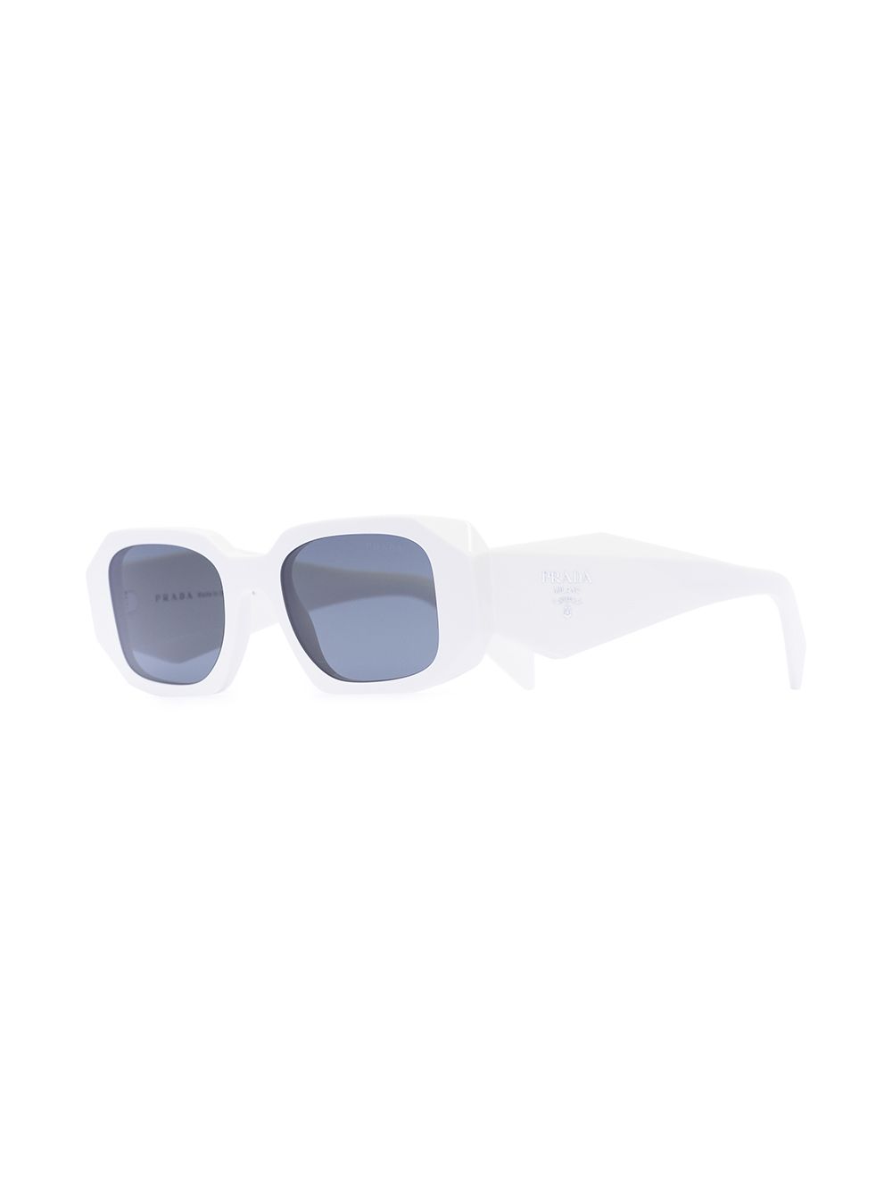 фото Prada eyewear prada rectangle wht frm drk gry lns