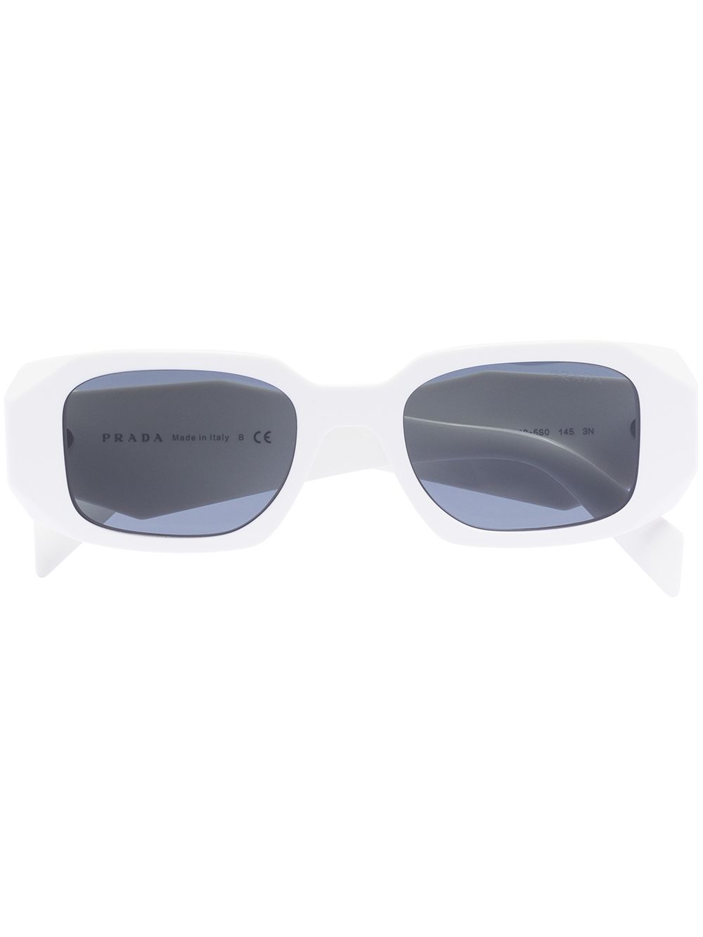 фото Prada eyewear prada rectangle wht frm drk gry lns