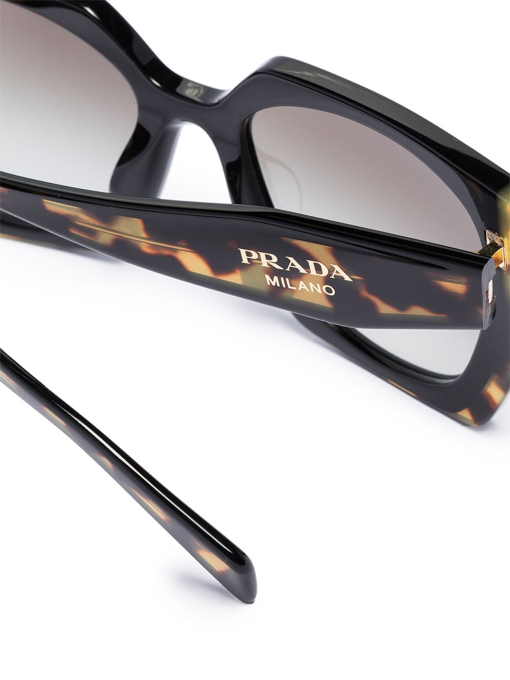 фото Prada eyewear массивные солнцезащитные очки