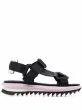 Grey Mer chunky buckle-fastening sandals - Black