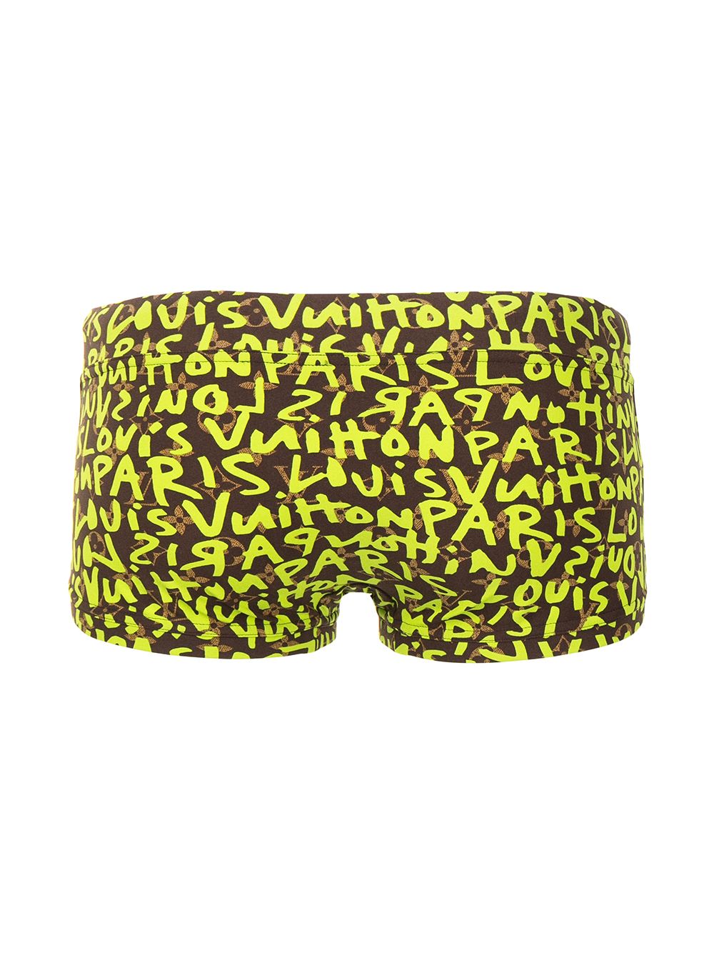 Louis Vuitton pre-owned Graffiti Print Swim Trunks - Farfetch