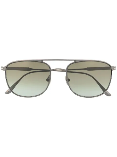 TOM FORD Eyewear نظارة شمس 'جايك' بإطار بايلوت