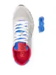 Sun 68 logo-embroidered low-top sneakers